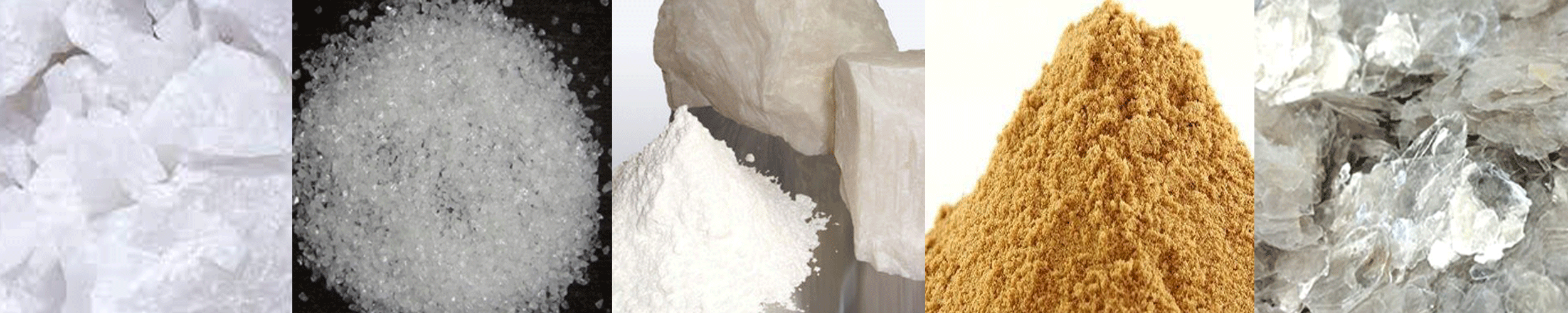 Bentonite Powder , Talc Powder , Mica Flakes 